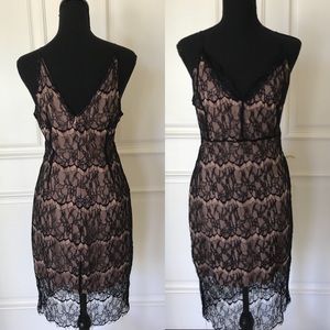 Akira | Black and Cream lace dress